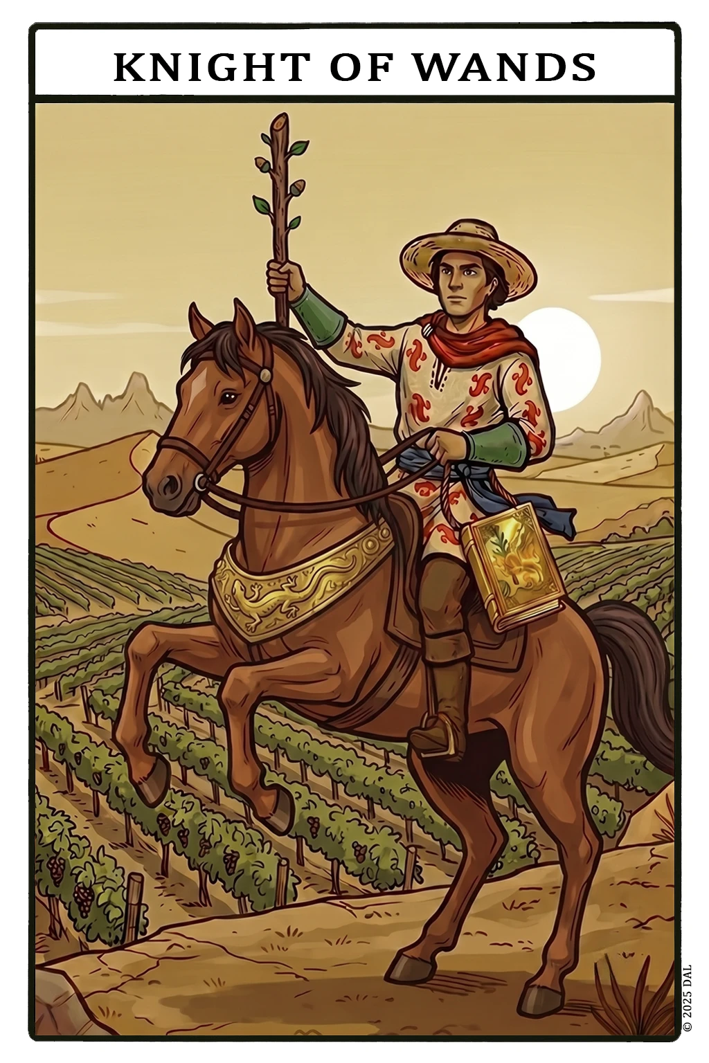 Card 12 — Knight of Wands