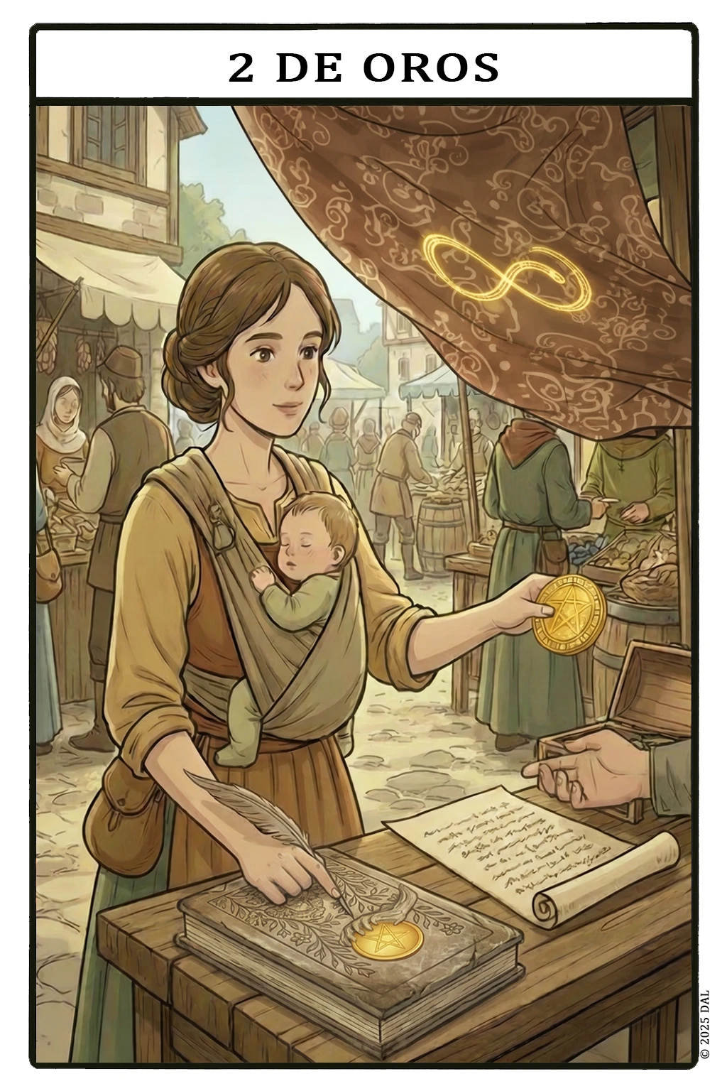 Carta 2 — Dos de Oros