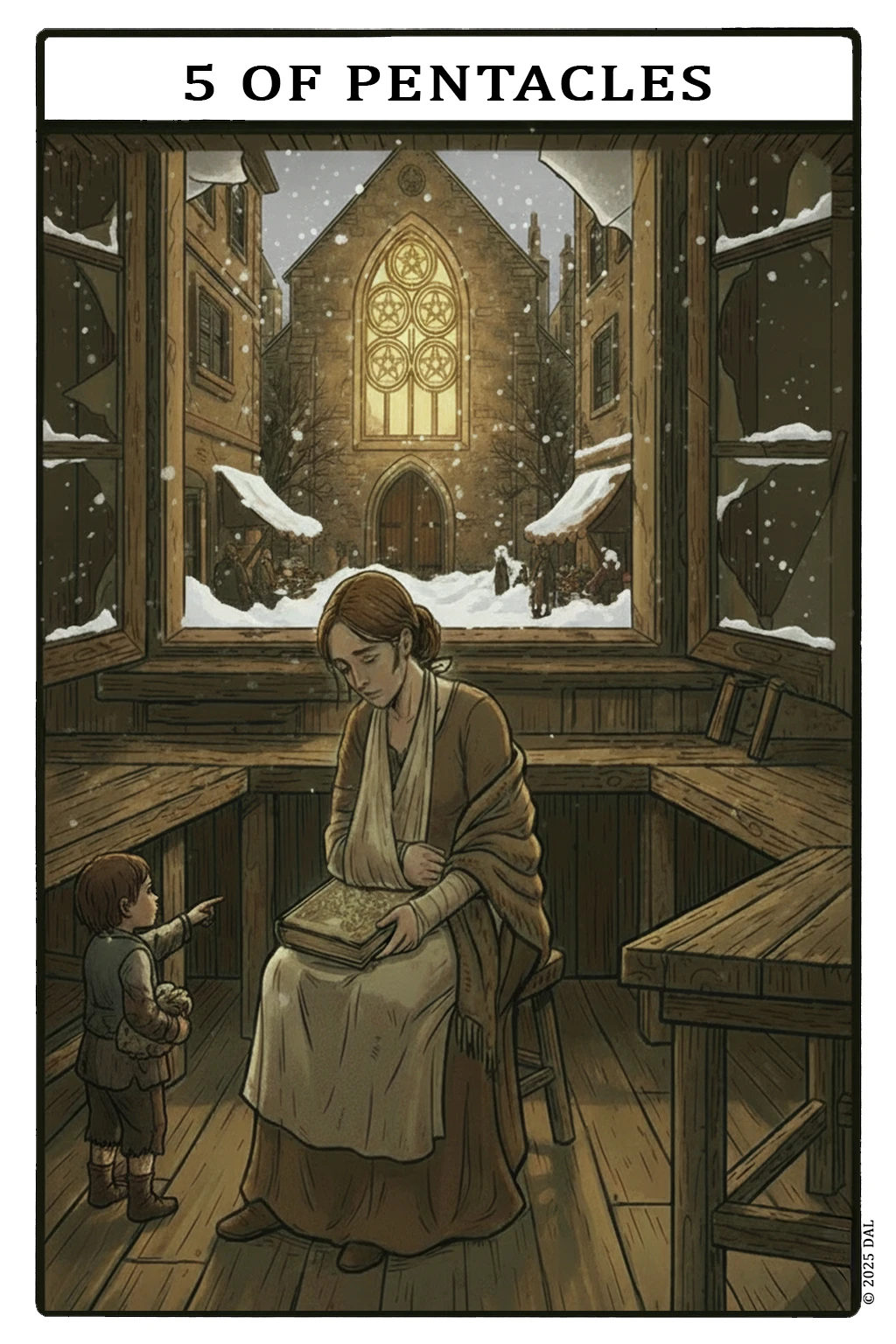 Card 5 — Five of Pentacles