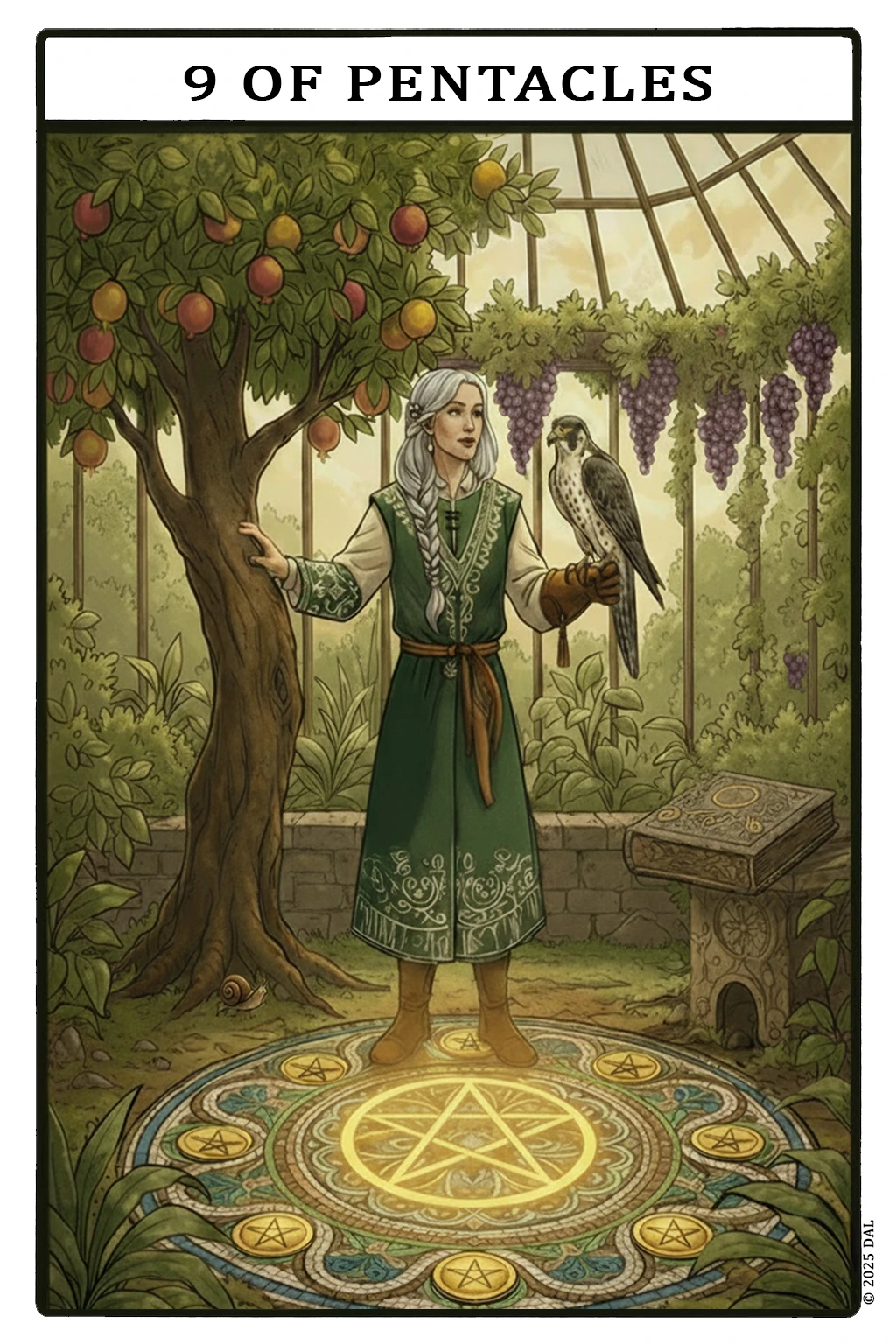 Card 9 — Nine of Pentacles