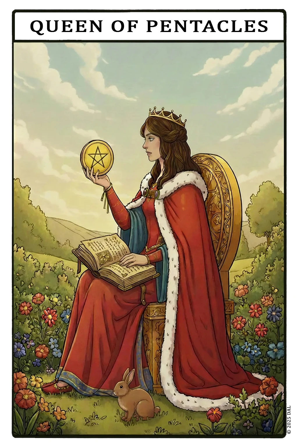 Card 13 — Queen of Pentacles