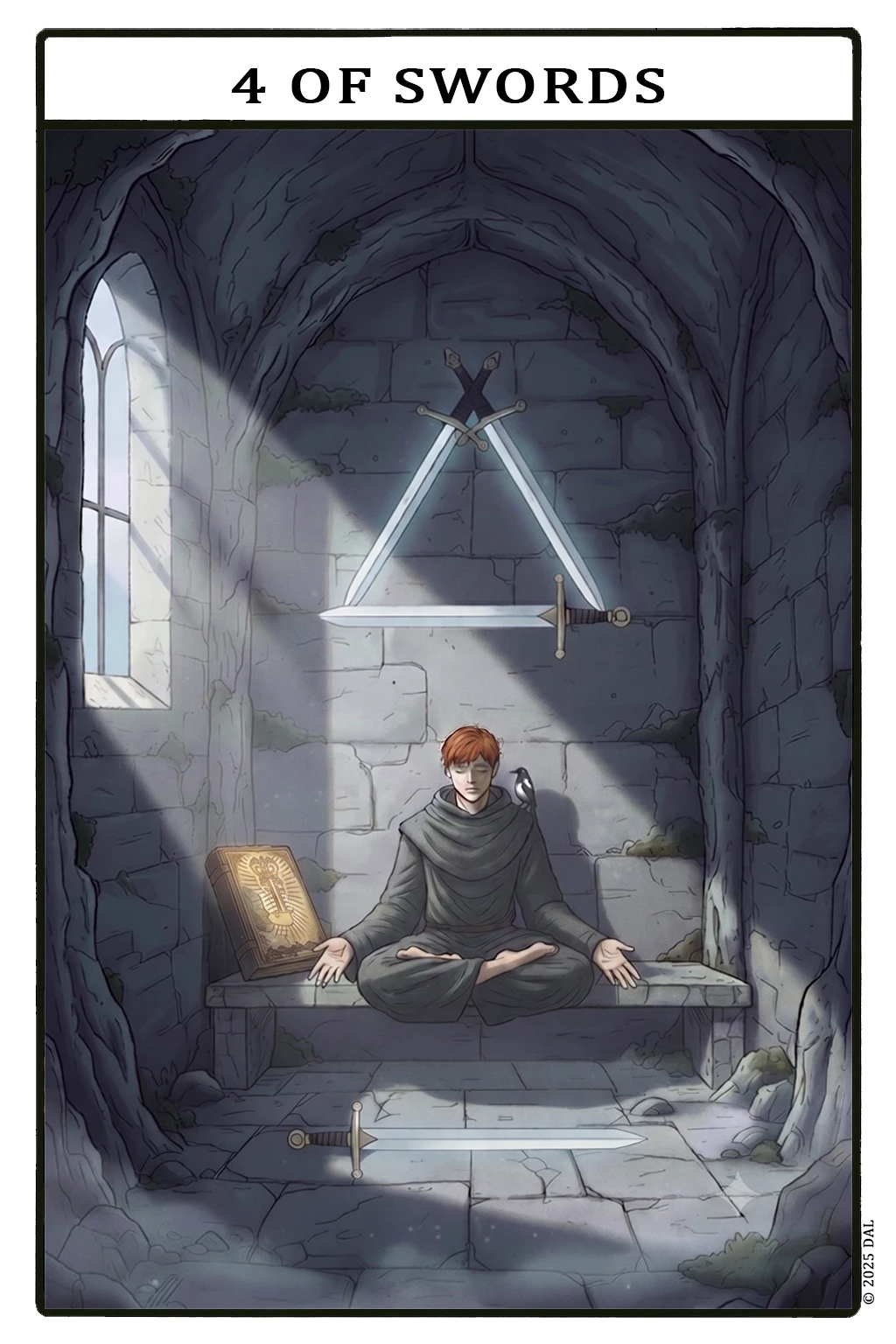 Card 4 — Four of Swords