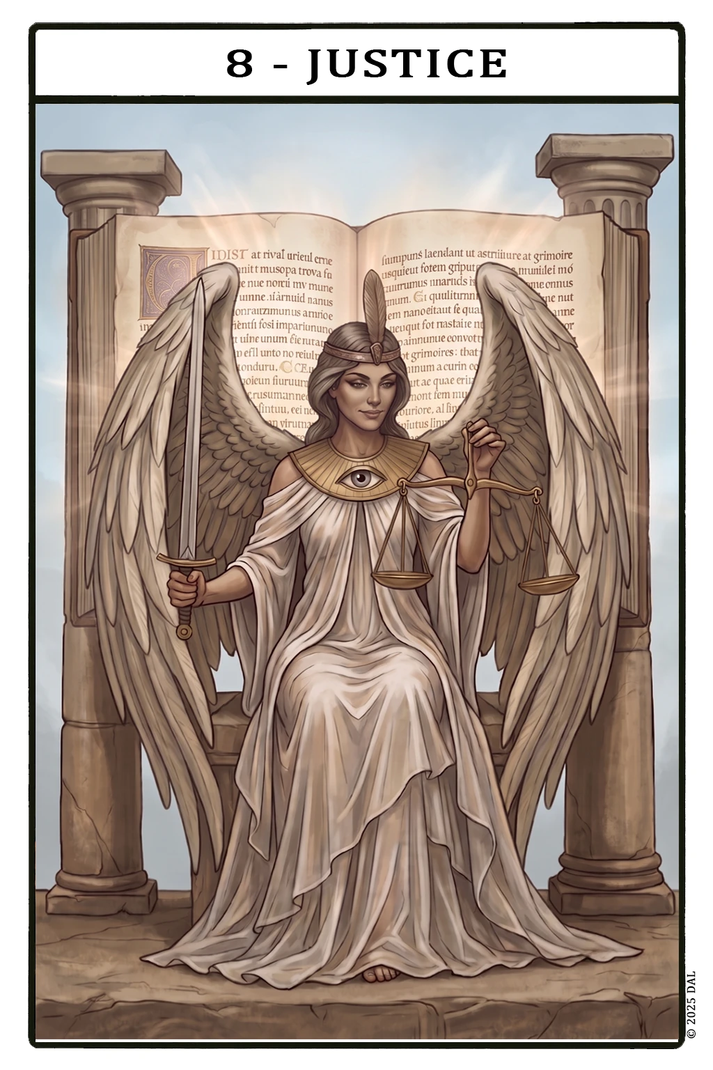Card 8 — Justice